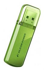 Флешка Silicon Power 8Gb Helios 101 SP008GBUF2101V1N USB2.0 зеленый