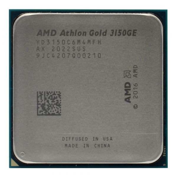 Процессор AMD Athlon Gold 3150GE 3.3-3.8 ГГц OEM